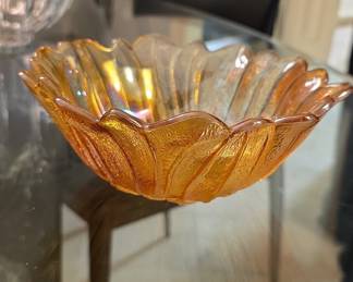 Indiana Glass Marigold Sunflower Bowl
