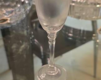 Frosted Glass Cordial Glass