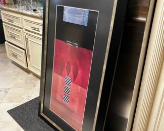 Abstract Botanical Mixed Media Artwork