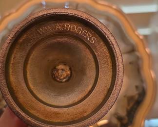 Wm. A. Rogers Silverplated Footed Compote Dish