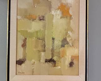 Abstract Oil Painting by Elva Levy