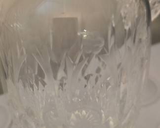 Crystal Decanter and 6 Wine Glasses Set - Yugoslavia