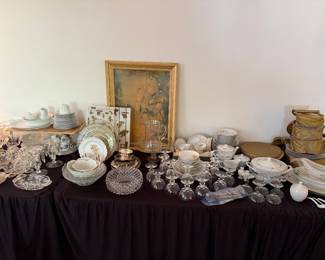 Vintage China and serving trays