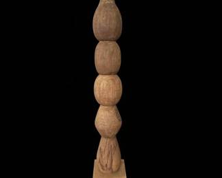 Honore Totem Floor Sculpture by Christiane Lemieux