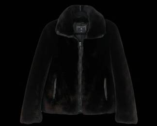 Portrait Faux Fur Jacket