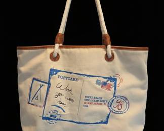 Nikki Beach Wish You Were Here Canvas Tote Bag