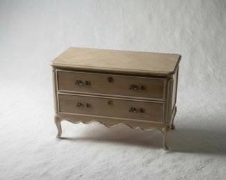 Bleached Oak French Provincial Commode