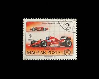 Hungary Automobile Series Stamp Ferrari Tipo