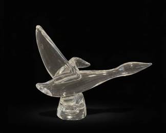Crystal Swan Sculpture