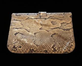 Susan Gail Skin Clutch Handbag