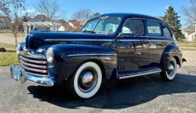 1946 Ford Super Deluxe Classic 4 Door Sedan with Additional Parts