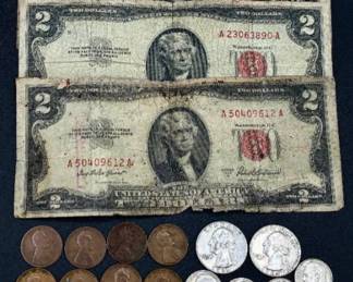 Pre 1964 American Coin and Currency Collection