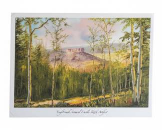 Colorado Artists at Castle Rock Art Prints and Framed "Footprints" Poem Art