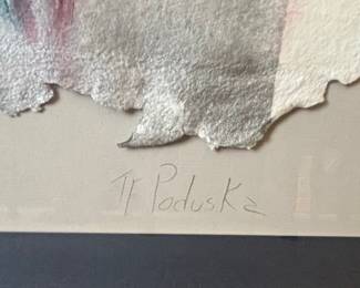 Abstract Mixed Media Artwork by T. Poduska