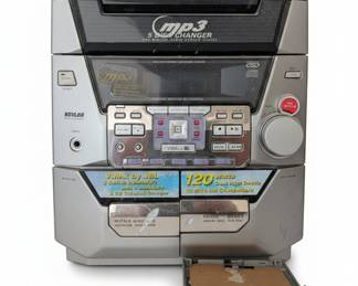 RCA RS2533 MP3 5-Disc CD Changer with VMAX by JBL Dual Logic Decks