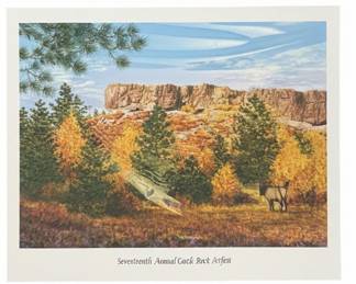 Colorado Artists at Castle Rock Art Prints and Framed "Footprints" Poem Art