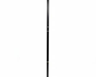 Black and Brass Torchiere Floor Lamp