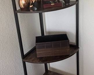 Tribesigns 5-Tier Industrial Corner Bookshelf