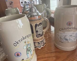 Oktoberfest Beer Steins
