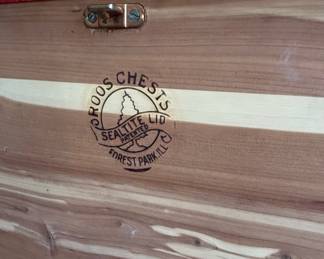 Crouse Cedar Chest with "Seal-Tite Lid"