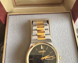 Assorted Costume Jewelry and Citizen & Elgin Quartz Watches