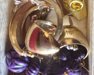 Assorted Costume Jewelry and Citizen & Elgin Quartz Watches