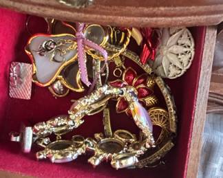 Assorted Costume Jewelry and Citizen & Elgin Quartz Watches