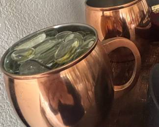 Stainless Steel Cocktail Shaker Set with Moscow Mule Mugs and Bar Tools