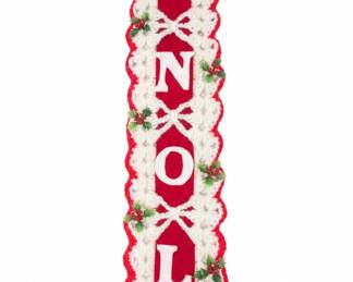 Handmade "NOEL" Christmas Wall Hanging