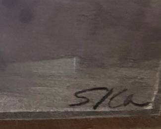 Abstract Triptych Metal Art "19/30 SICA"