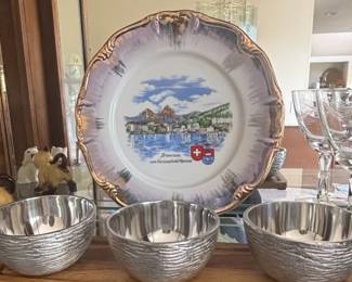 Brunnen am Vierwaldstättersee Souvenir Plate