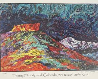 Colorado Artists at Castle Rock Art Prints and Framed "Footprints" Poem Art