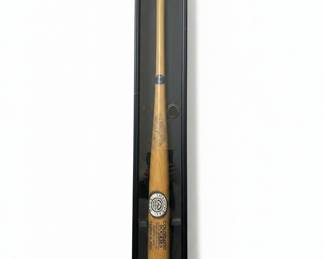 Colorado Rockies Inaugural Season 1993 Signed Baseball and Bat Display