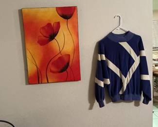 Vintage Velour Sweatshirt. 