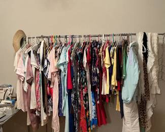 So many Vintage clothes. True fashion Queen. 