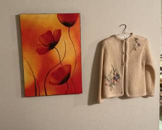 Vintage Embroidered Cardigan.