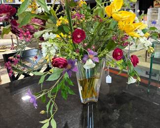 Silk flower arrangement