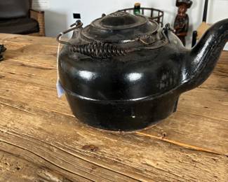 Large Iron Kettle