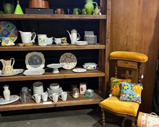 Prayer Chair, Accessories, dishes