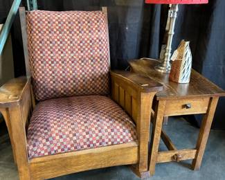 Vintage Stickley Rocker Stickley End Table