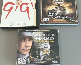 Gigi DVD, Agatha Christie: Murder on the Orient Express PC Game, Sherlock Holmes: The Secret of the Silver Earring PC Game