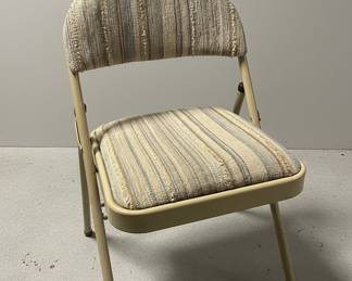 Vintage MECO Sudden Comfort Padded Folding Chair ~ set of 2