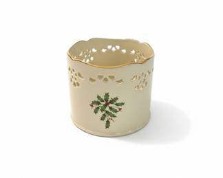 Lenox Holiday Large Pillar Candle Holder