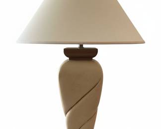 Twisted Ceramic Table Lamp - StyleCraft
