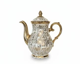 Bavaria Porcelain Coffee Set with Gold Trim