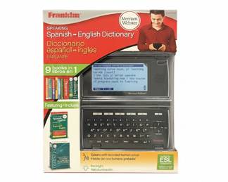 Franklin Merriam-Webster Speaking Spanish-English Electronic Dictionary