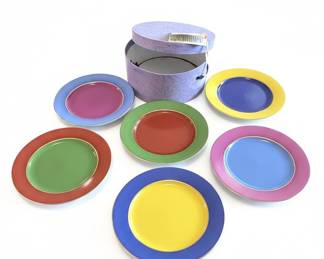 J. Godinger & Co. "Parisian" Collection Porcelain Canapé Plates Set