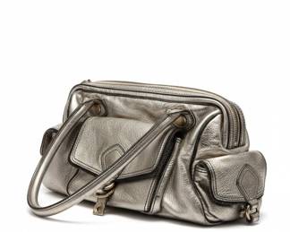 Marc by Marc Jacobs Metallic Leather Hobo Bag
