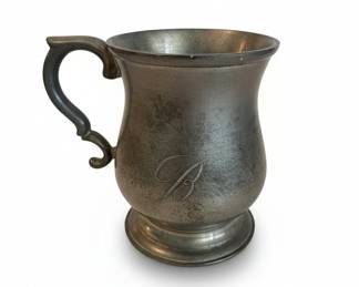 Pewter Tankard with Monogram