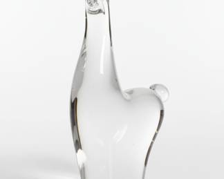 Hand Blown Glass Llama Figurine